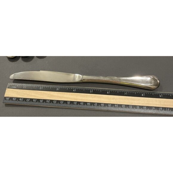 Oneida Sand Dune Glossy Stainless Steel Knives Knife Set of 6 Flatware USA - Picture 3 of 3